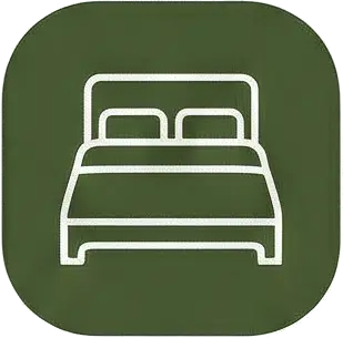 Habitaciones con ropa de cama incluida en este alojamiento rural en Riudarenes (Girona), todo listo para tu llegada en grupo.