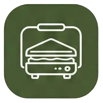 Cocina de Can Micos en Riudarenes (Girona) equipada con sandwichera, ideal para cenas rápidas de grupos y familias.